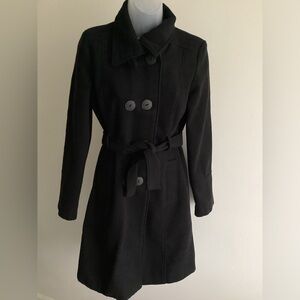 New Look Ladies Parka Belted Coat Size Small